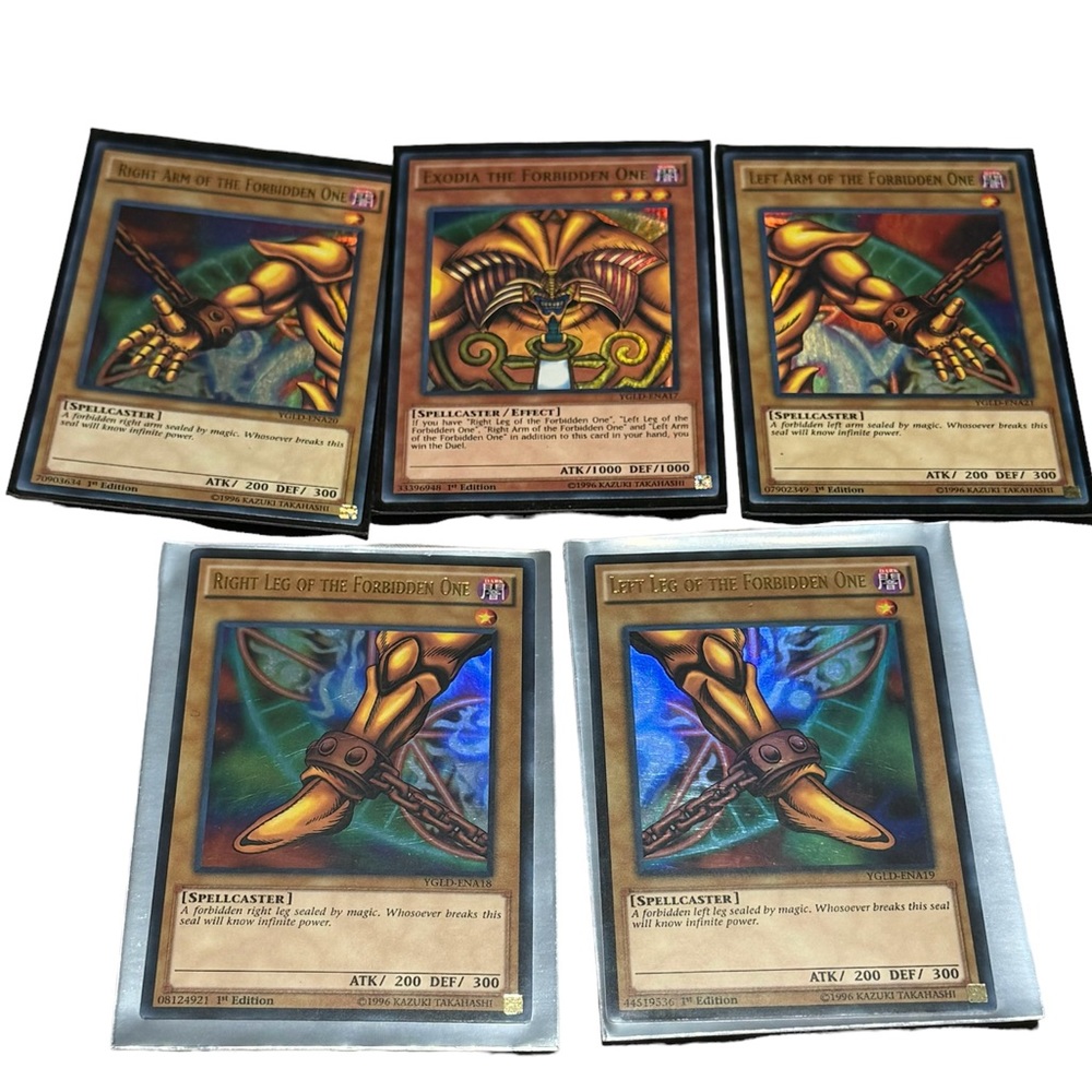 1996 Yu-Gi-Oh cards mint condition